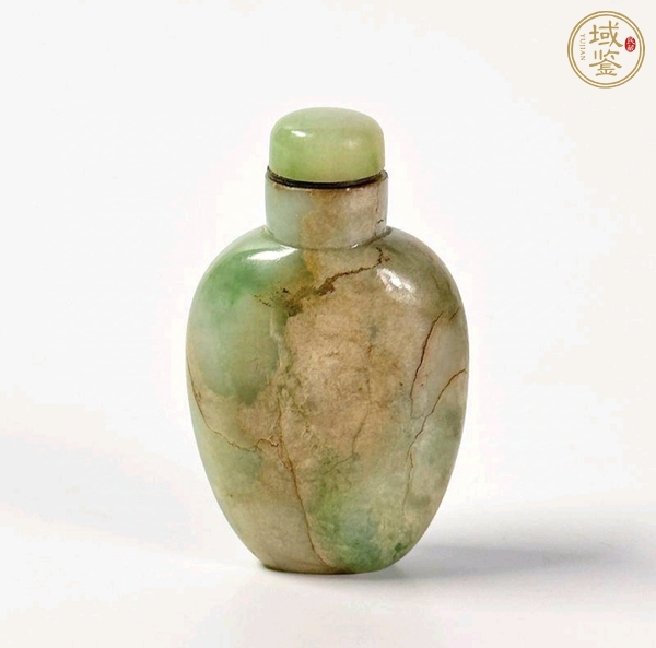 古玩雜項(xiàng)翡翠鼻煙壺真品鑒賞圖