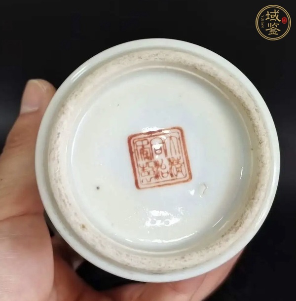 古玩陶瓷粉彩瓶真品鑒賞圖