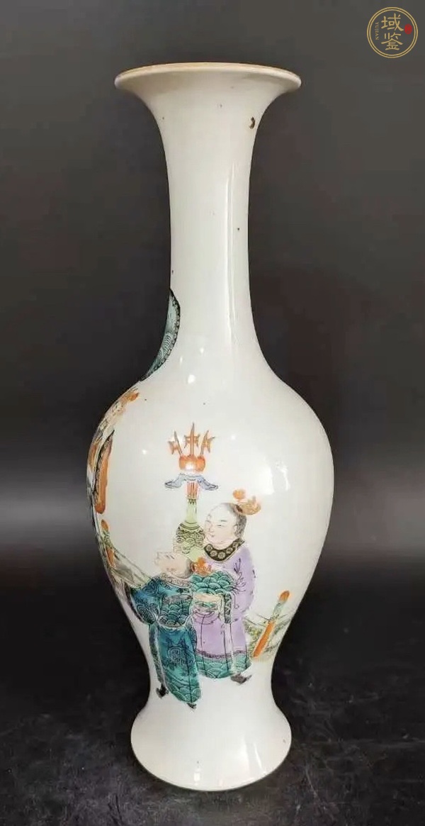 古玩陶瓷粉彩瓶真品鑒賞圖