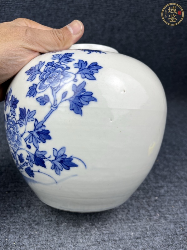 古玩陶瓷青花花鳥紋罐真品鑒賞圖