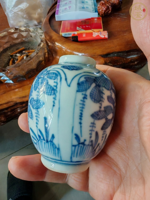 古玩陶瓷青花罐真品鑒賞圖