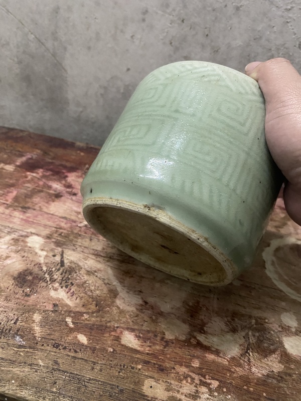 古玩陶瓷民國礬紅筆舔拍賣，當(dāng)前價格450元