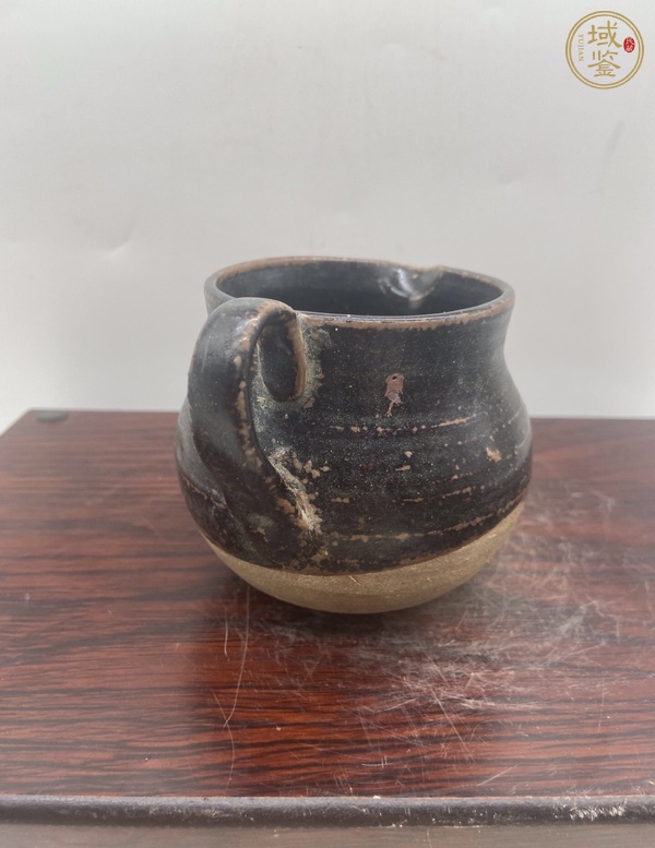 古玩陶瓷宋元贛州窯黑釉茶具真品鑒賞圖