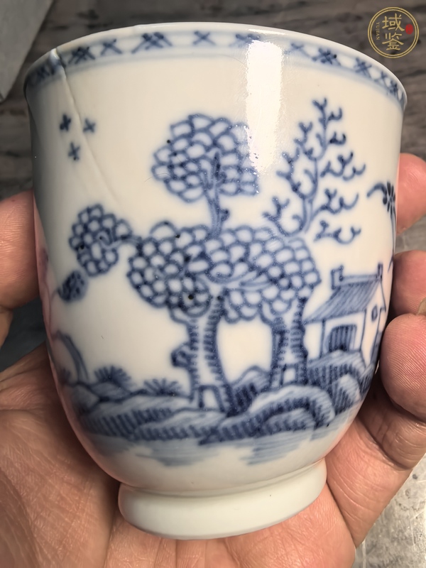 古玩陶瓷青花杯真品鑒賞圖