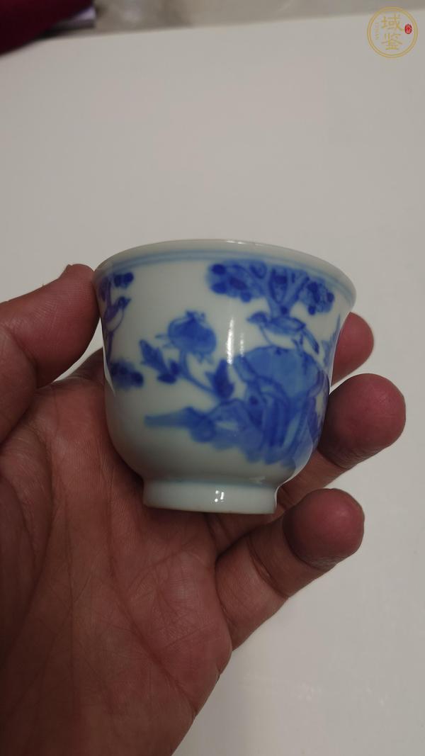 古玩陶瓷青花杯真品鑒賞圖