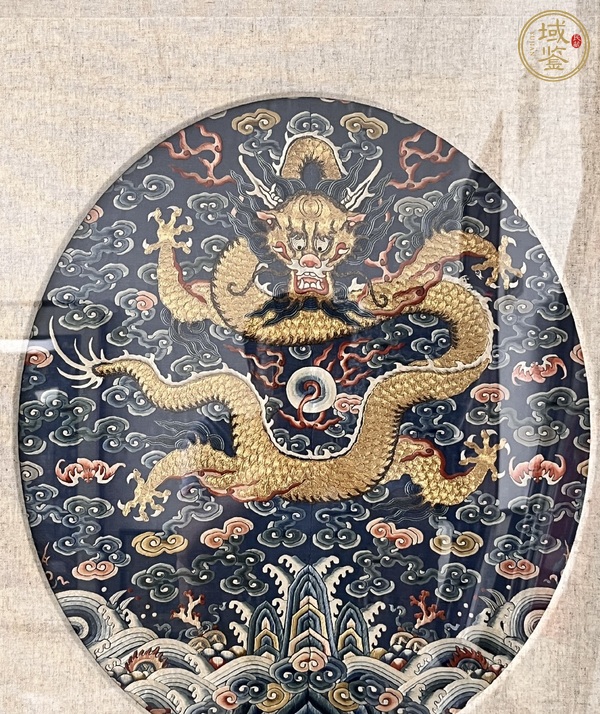 古玩雜項(xiàng)龍紋刺繡真品鑒賞圖