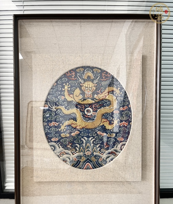 古玩雜項(xiàng)龍紋刺繡真品鑒賞圖