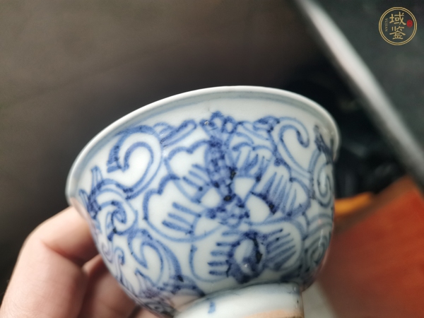 古玩陶瓷德化窯青花杯真品鑒賞圖