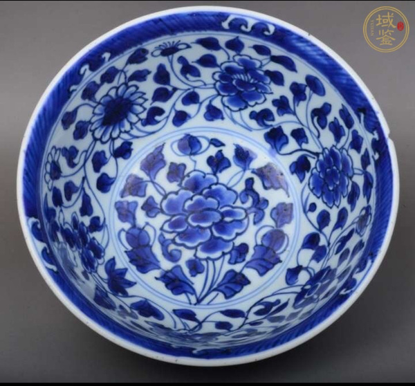 古玩陶瓷康熙·青花花卉紋碗拍賣,當前價格4300元