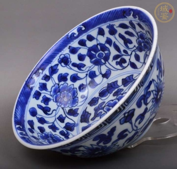 古玩陶瓷康熙·青花花卉紋碗拍賣,當前價格4300元