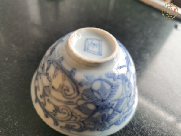 古玩陶瓷德化窯青花杯真品鑒賞圖