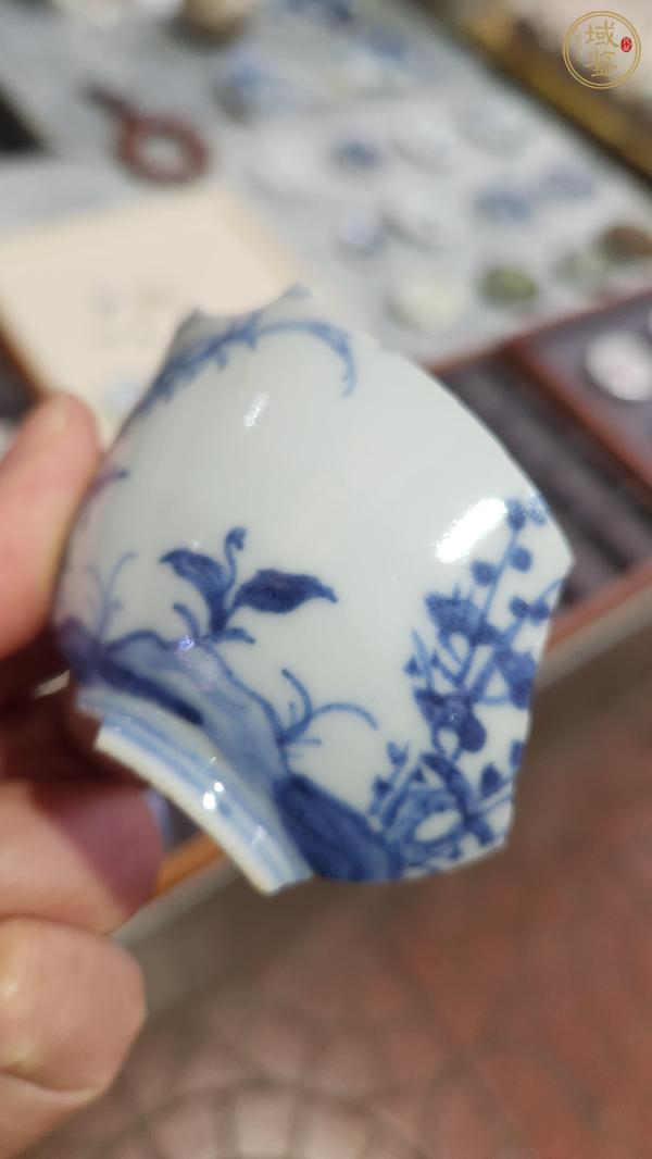 古玩陶瓷青花花卉紋標(biāo)本真品鑒賞圖