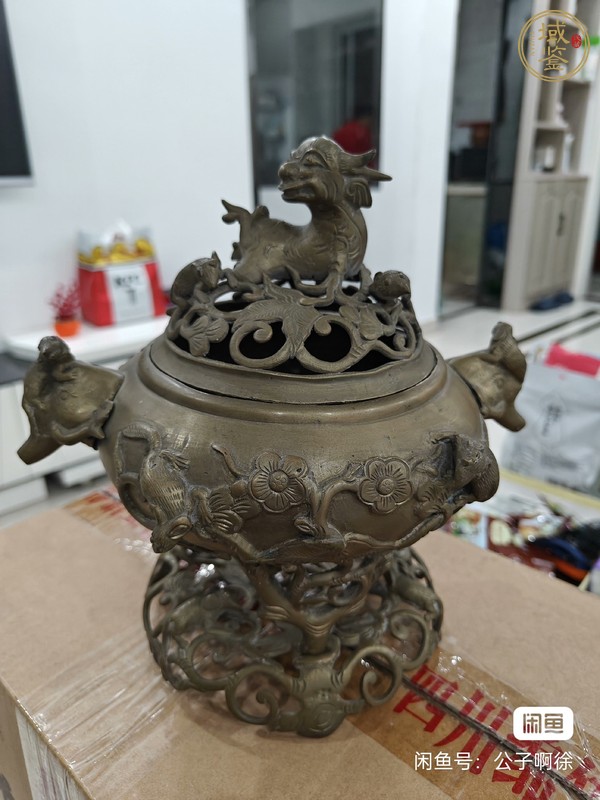 古玩銅器爐子真品鑒賞圖