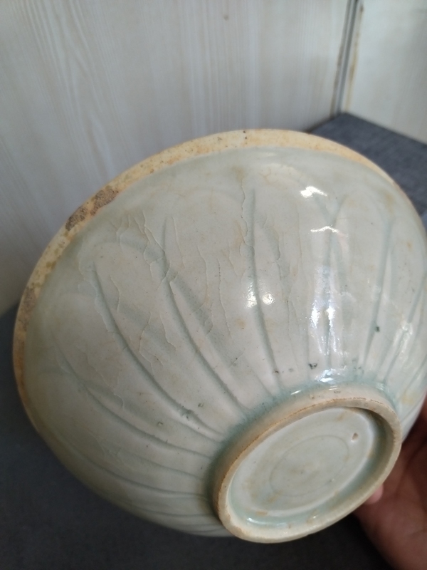 古玩陶瓷湖田窯影青釉菊瓣碗拍賣,當前價格8998元