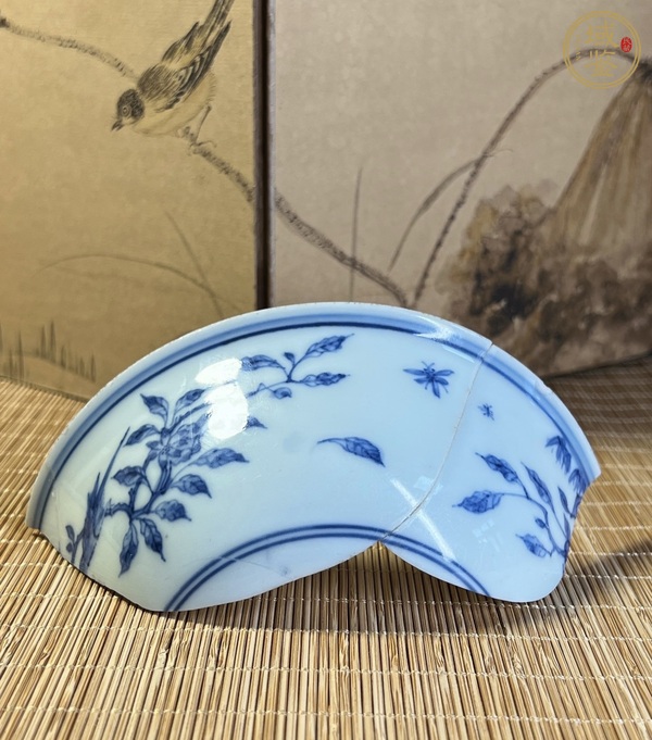 古玩陶瓷青花花鳥紋標本真品鑒賞圖