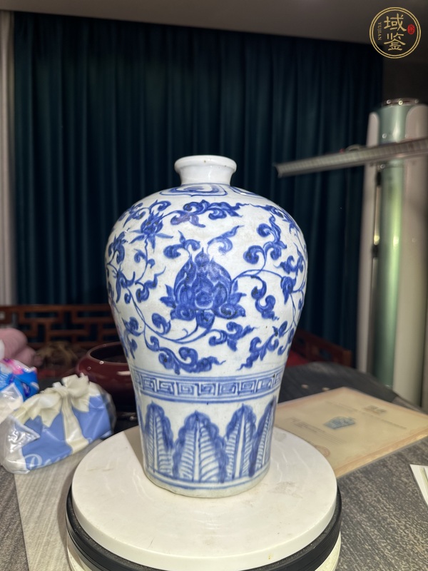 古玩陶瓷青花梅瓶真品鑒賞圖