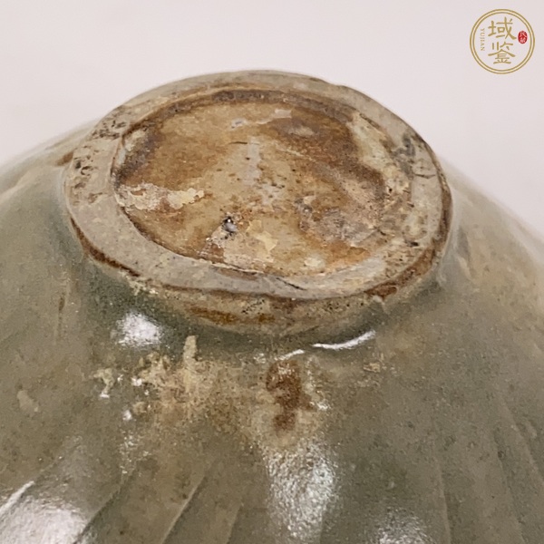 古玩陶瓷北宋耀州窯團(tuán)菊盞真品鑒賞圖