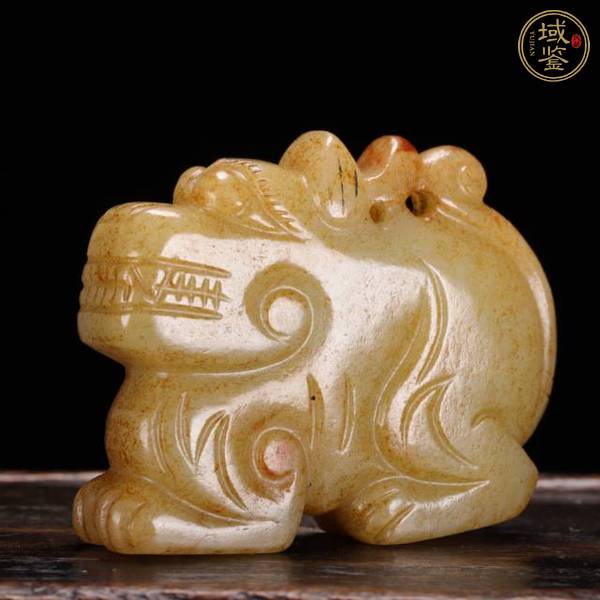 古玩玉器提油仿古“玉獸”真品鑒賞圖