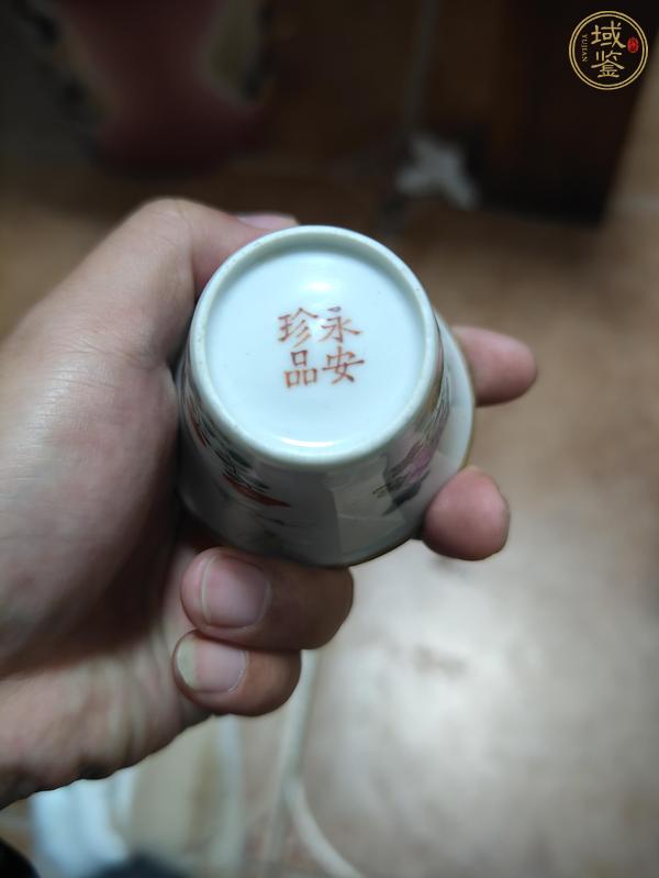 古玩陶瓷粉彩花鳥(niǎo)杯真品鑒賞圖