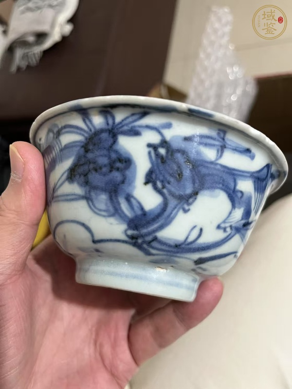 古玩陶瓷青花小碗真品鑒賞圖