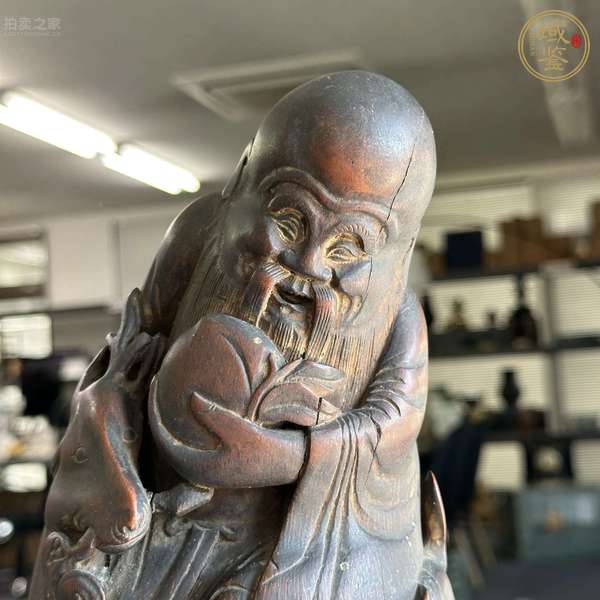 古玩雜項(xiàng)竹雕人物造像真品鑒賞圖