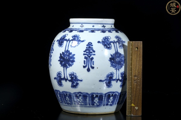古玩陶瓷康熙花間壽太白罐拍賣,當前價格16800元