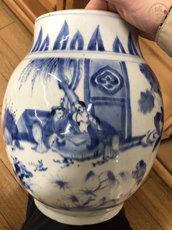 古玩陶瓷青花罐真品鑒賞圖