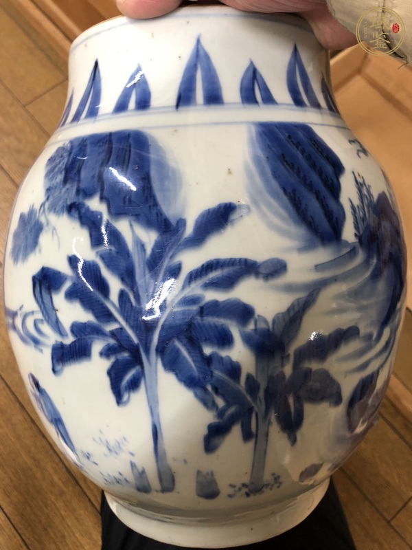 古玩陶瓷青花罐真品鑒賞圖