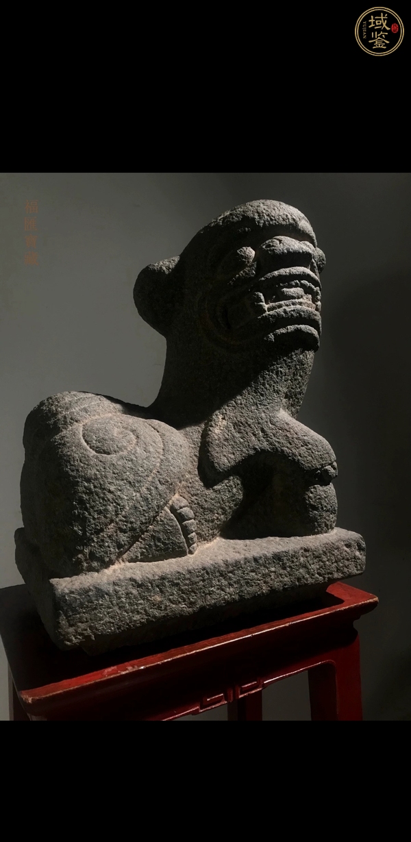 古玩雜項(xiàng)青石獅真品鑒賞圖