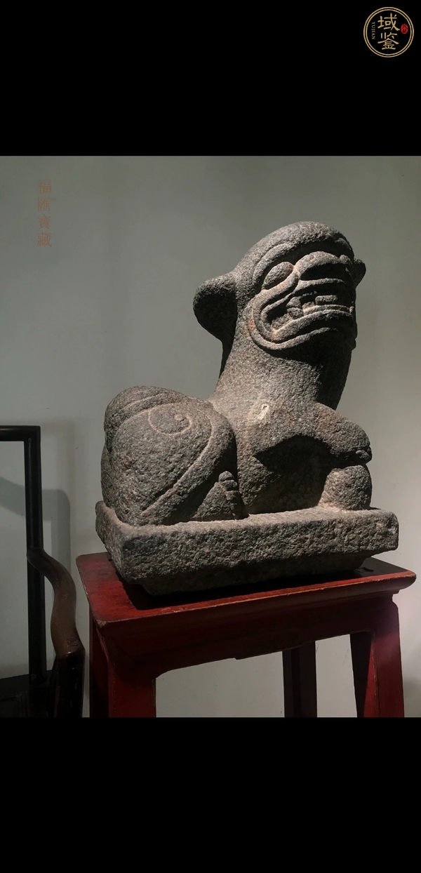 古玩雜項(xiàng)青石獅真品鑒賞圖