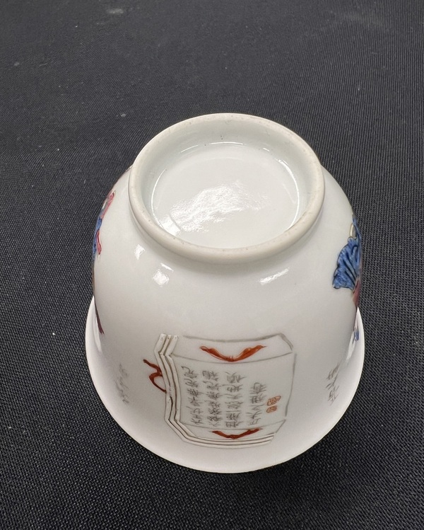 古玩陶瓷無雙譜粉彩杯拍賣，當(dāng)前價(jià)格35000元