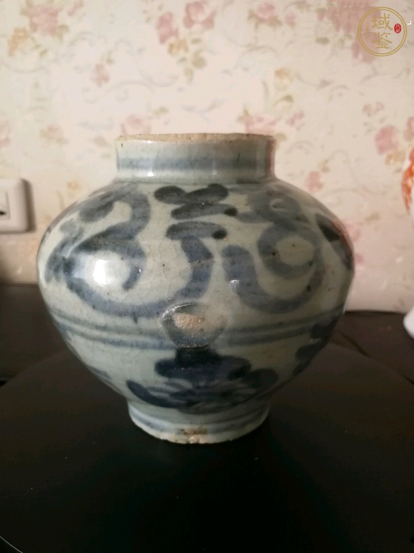 古玩陶瓷青花罐真品鑒賞圖