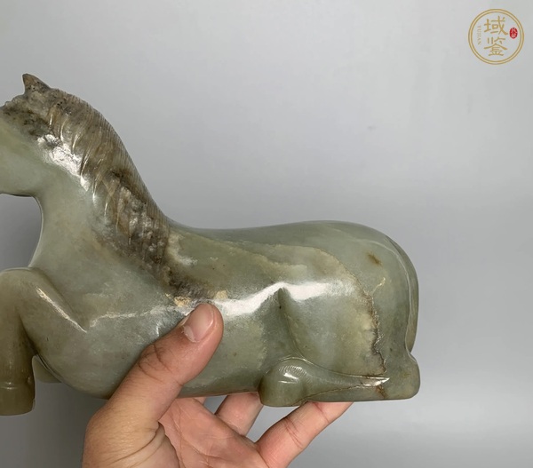 古玩玉器玉馬真品鑒賞圖