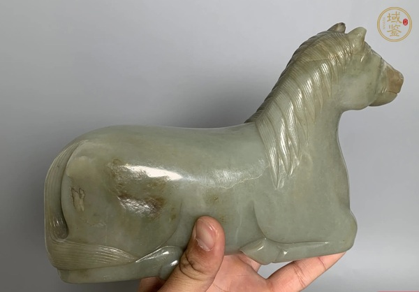 古玩玉器玉馬真品鑒賞圖