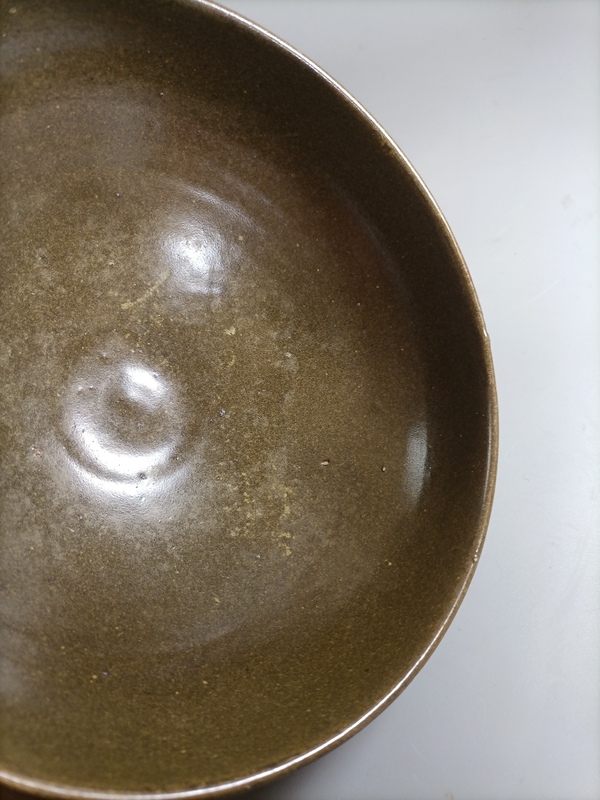 古玩陶瓷山西平陽窯茶葉末釉碗拍賣,當前價格2800元