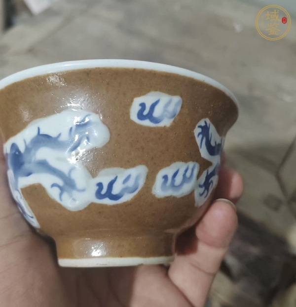 古玩陶瓷龍紋杯真品鑒賞圖