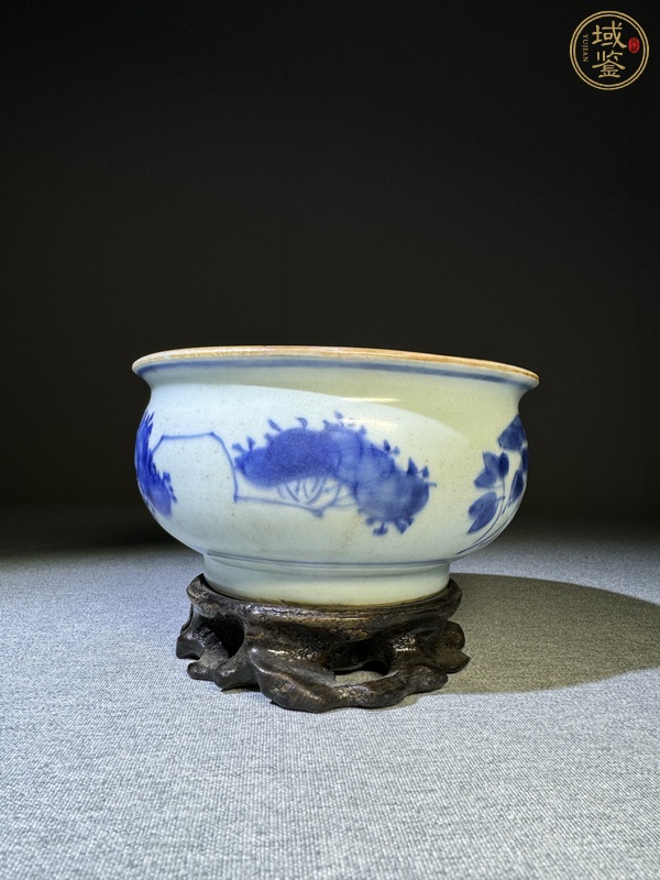 古玩陶瓷青花香爐真品鑒賞圖