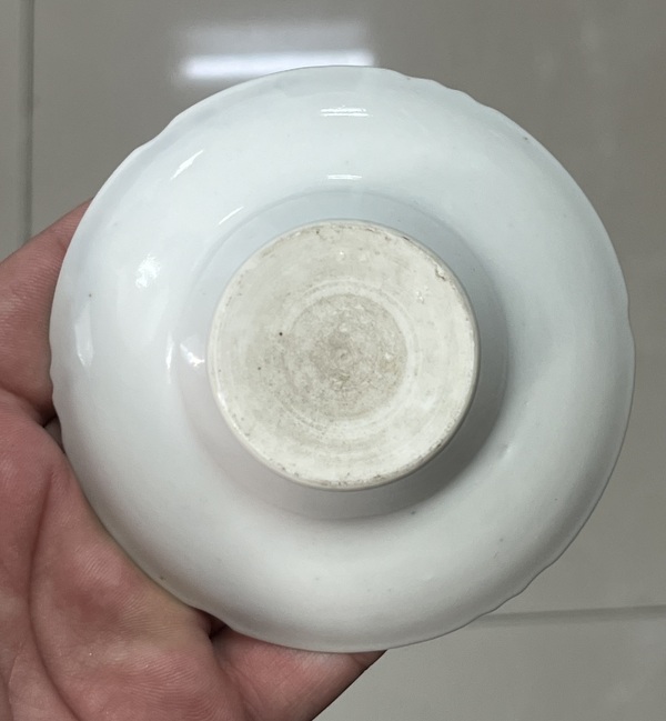 古玩陶瓷青花花卉紋蓋碗拍賣,當前價格6500元