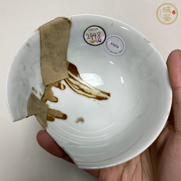 古玩陶瓷清道光 青花龍紋碗真品鑒賞圖