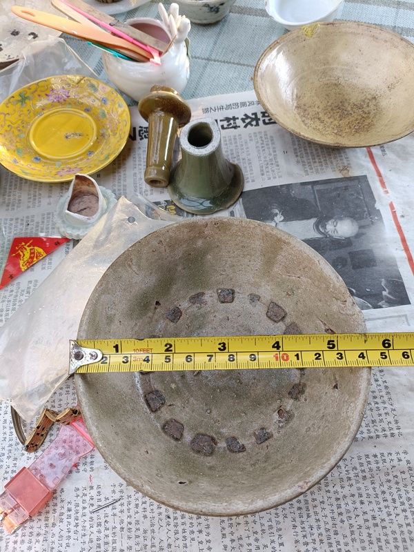 古玩陶瓷館藏級(jí)兩晉南北朝相州窯青釉茶碗拍賣,當(dāng)前價(jià)格880元
