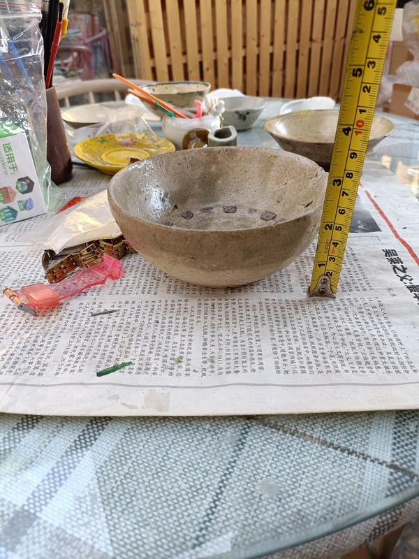 古玩陶瓷館藏級(jí)兩晉南北朝相州窯青釉茶碗拍賣,當(dāng)前價(jià)格880元