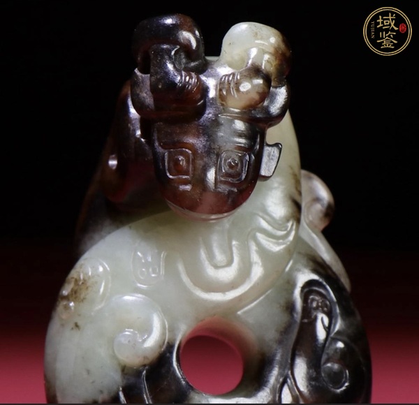 古玩玉器瑞獸紋玉璧真品鑒賞圖