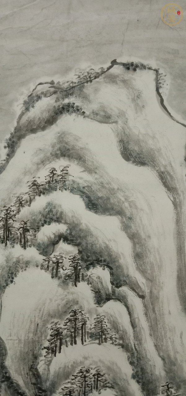 古玩字畫溪山深雪真品鑒賞圖