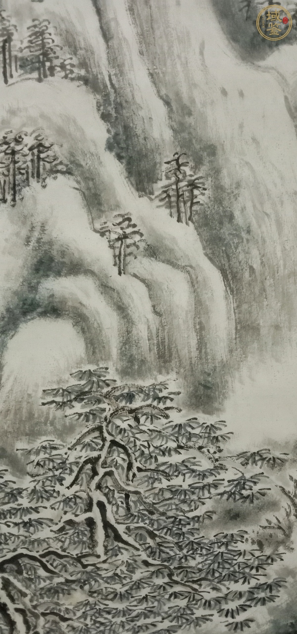 古玩字畫溪山深雪真品鑒賞圖