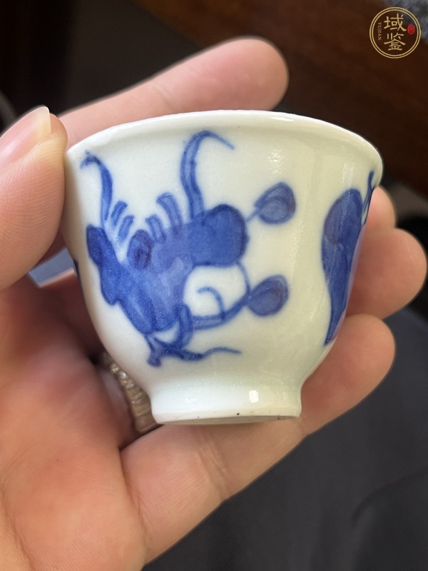 古玩陶瓷青花杯真品鑒賞圖