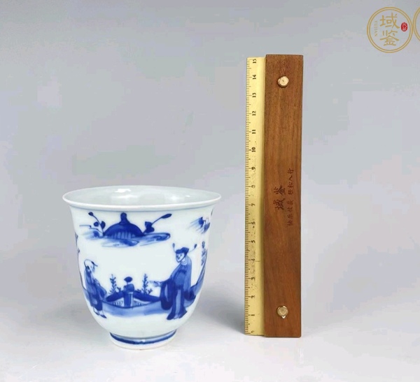 古玩陶瓷青花杯真品鑒賞圖