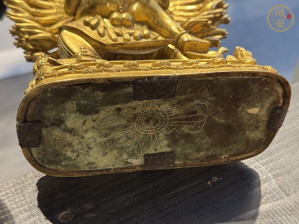 古玩銅器大威德金剛真品鑒賞圖