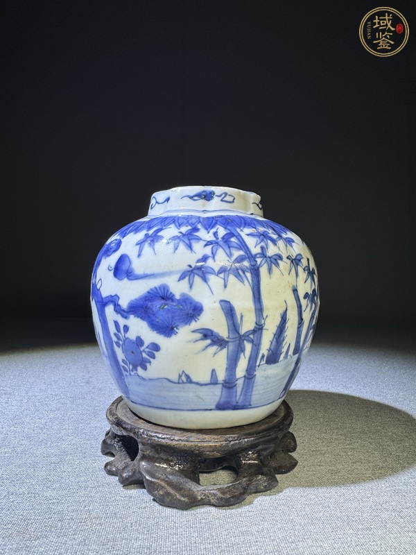 古玩陶瓷青花罐真品鑒賞圖