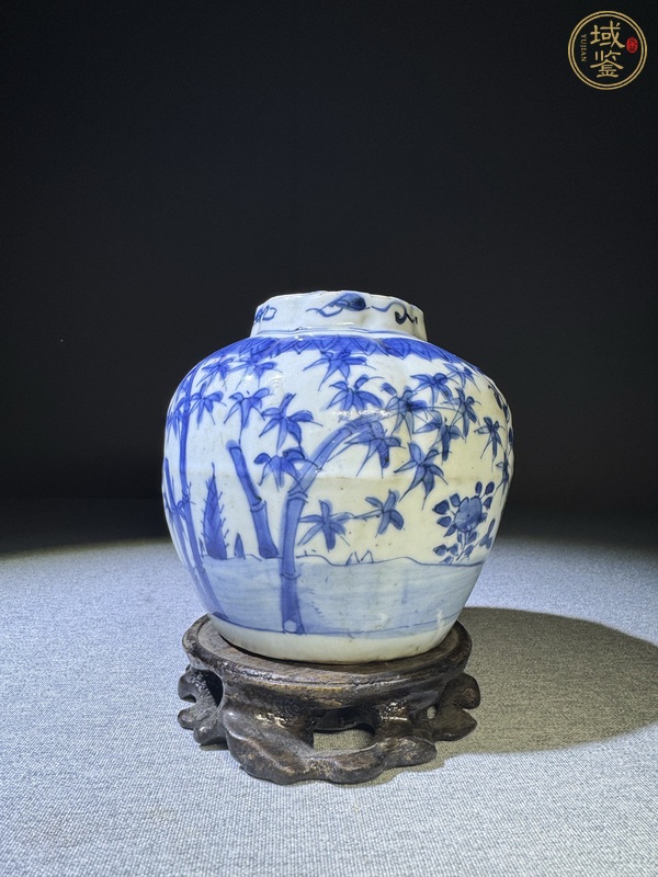 古玩陶瓷青花罐真品鑒賞圖