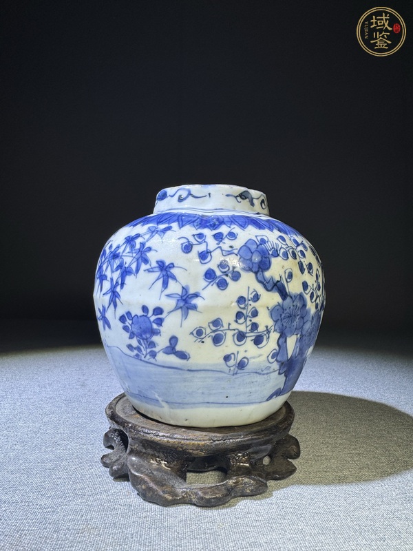 古玩陶瓷青花罐真品鑒賞圖